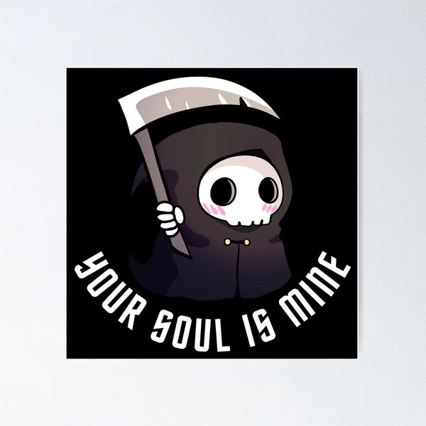 Item preview, Cute funny grim reaper designed and sold by Yarafantasyart.