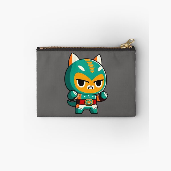 Artikelvorschau, Lucha Libre Katzen | Mexikanische Wrestling | Kawaii-Katzen | Chibi-Katzen | Anime-Katzen | Lucha Libre Katzen 033 entworfen und verkauft von Catcosm.