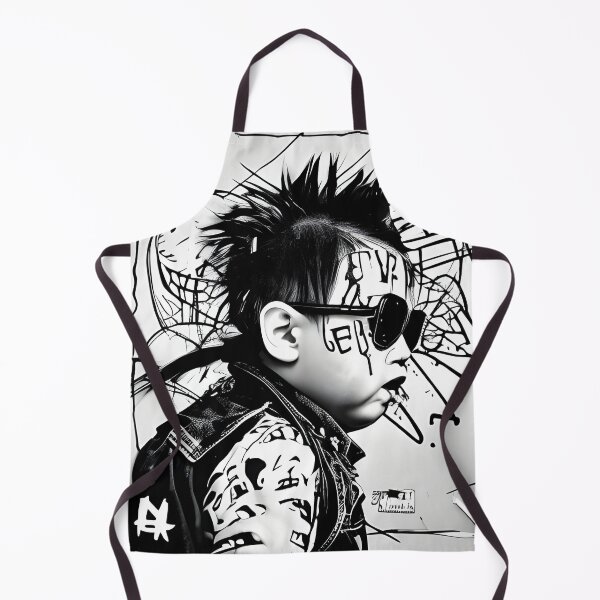Item preview, Cool baby boy punk with sunglasses designed and sold by Dalive.