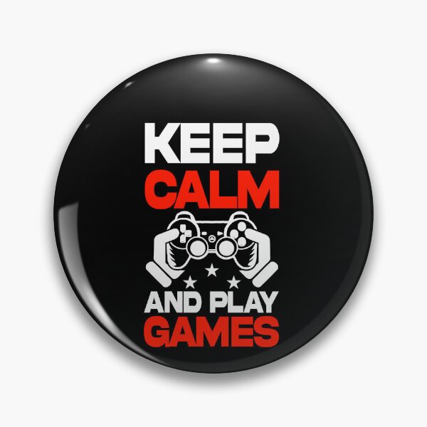 Item preview, Keep Calm And Play Games Video Game Player Gaming Gamer designed and sold by GrumpyDadCo.