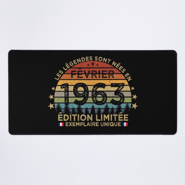 Item preview, Anniversaire 60 Ans Les Legendes Sont Nees en Février 1963 designed and sold by cssdru.