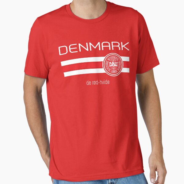 Aperçu de l'œuvre Football - Danemark (Accueil Rouge) créée et vendue par madeofthoughts.