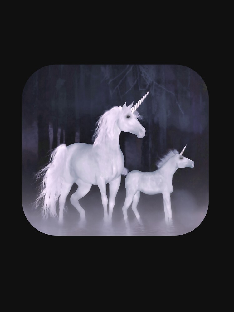 Unicorns in the mist by valzart