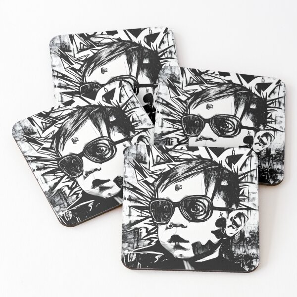 Item preview, Baby punk with glasses graffiti designed and sold by Dalive.