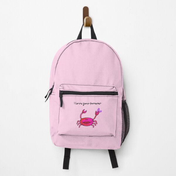 Item preview, I LOVE YOU FOREVER #4 GIRL CRAB FUCHSIA PINK RED PURPLE BLACK designed and sold by EllieMonroe.