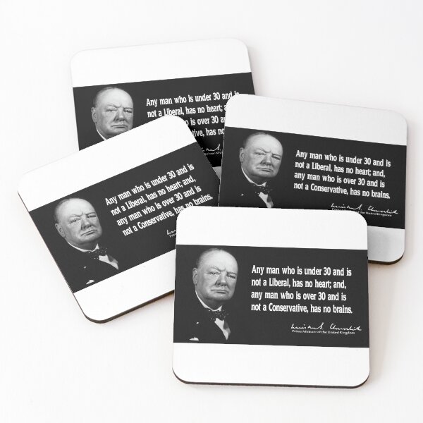 Item preview, Liberal vs Conservative - Winston Churchill designed and sold by Daniel Hagerman.