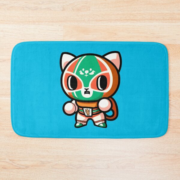 Artikelvorschau, Lucha Libre Katzen | Mexikanische Wrestling | Kawaii-Katzen | Chibi-Katzen | Anime-Katzen | Lucha Libre Katzen 050 entworfen und verkauft von Catcosm.