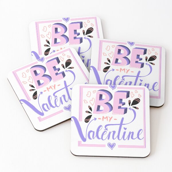 Item preview, Be My Valentine Handlettered Text designed and sold by Missing In Art.