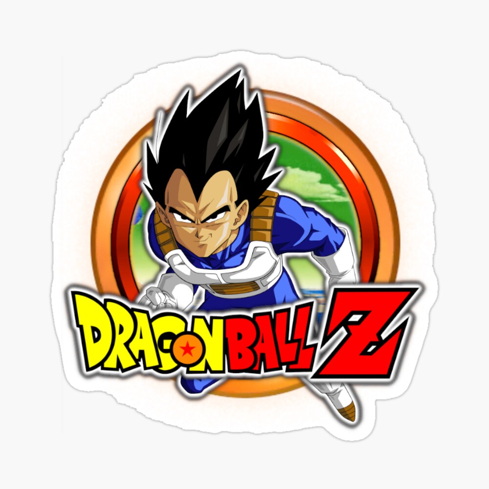 Sticker Vegeta Hey! It's Fireworks! Dragon Ball Z B-SIDE LABEL