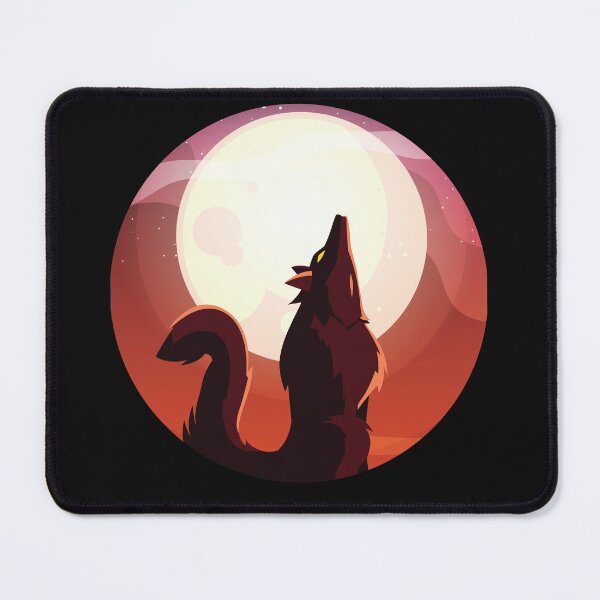 Item preview, A Wolf Crying In Front Of The Moon designed and sold by Universal-7.