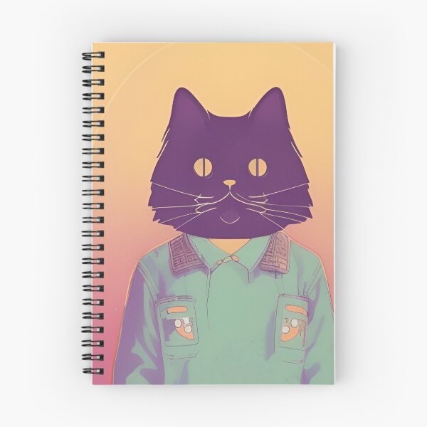 Item preview, Vintage Retro Style Hipster Anthropomorphic Black Cat Artwork designed and sold by emmtayloor.