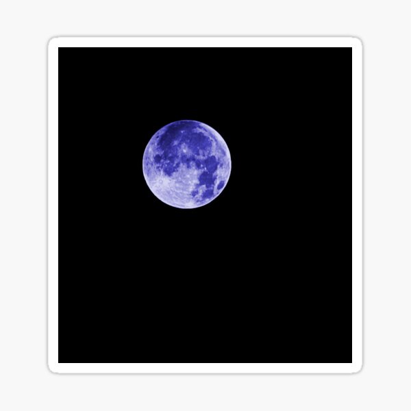 Vista previa del artículo con la obra «Ahora, no soy un pecador, pero no soy un santo ... Ahora no soy un cobarde, pero no soy genial ... Feelin 'Blue bajo una luna azul.», diseñado y vendido por jammingene.
