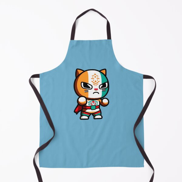 Artikelvorschau, Lucha Libre Katzen | Mexikanische Wrestling | Kawaii-Katzen | Chibi-Katzen | Anime-Katzen | Lucha Libre Katzen 055 entworfen und verkauft von Catcosm.