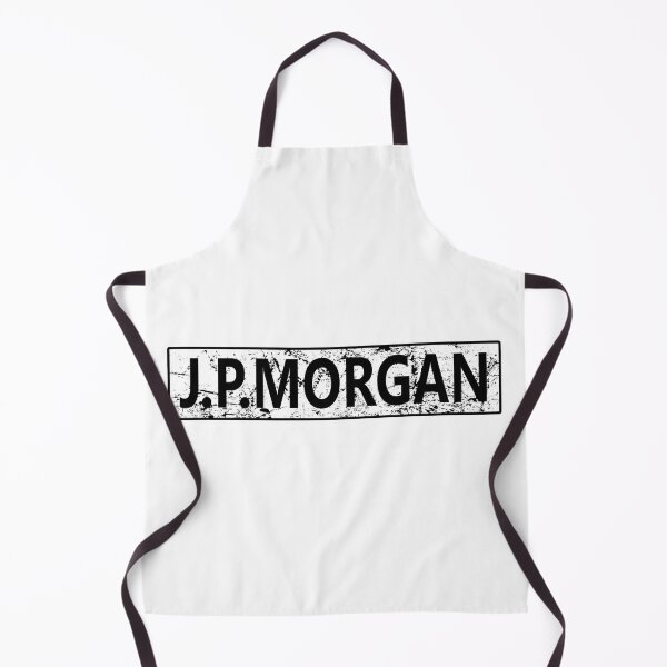 Item preview, JP Morgan with distressed design in white designed and sold by Manoroma.