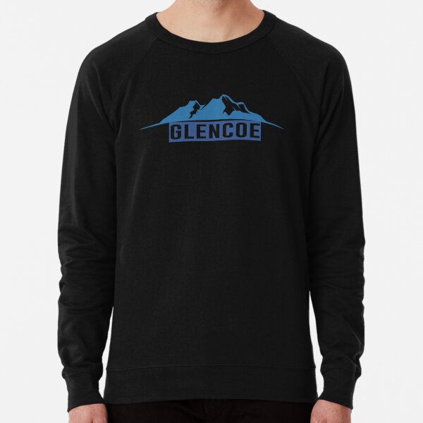 Glencoe mountain art Lightweight Sweatshirt