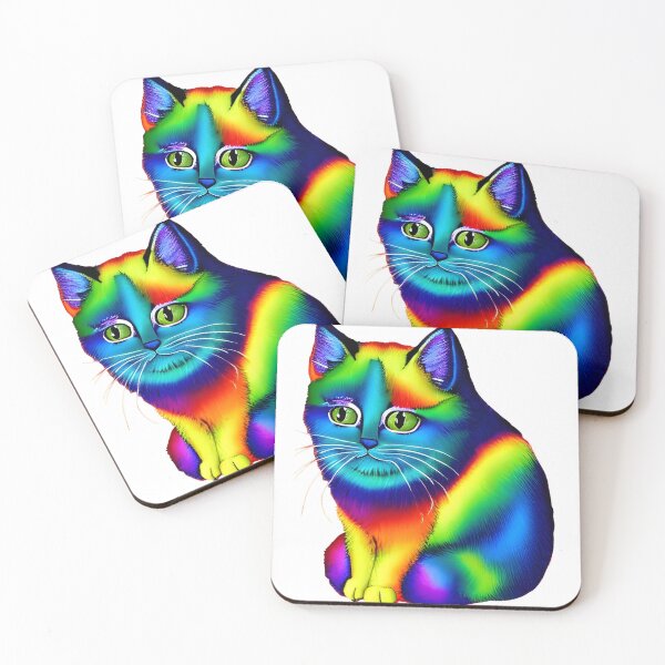 Item preview, Rainbow cute cat  designed and sold by The Love Quill.