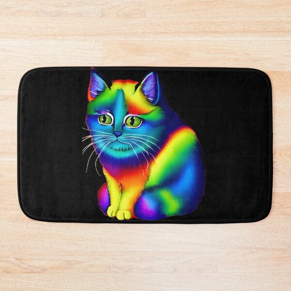 Item preview, Rainbow cute cat  designed and sold by The Love Quill.