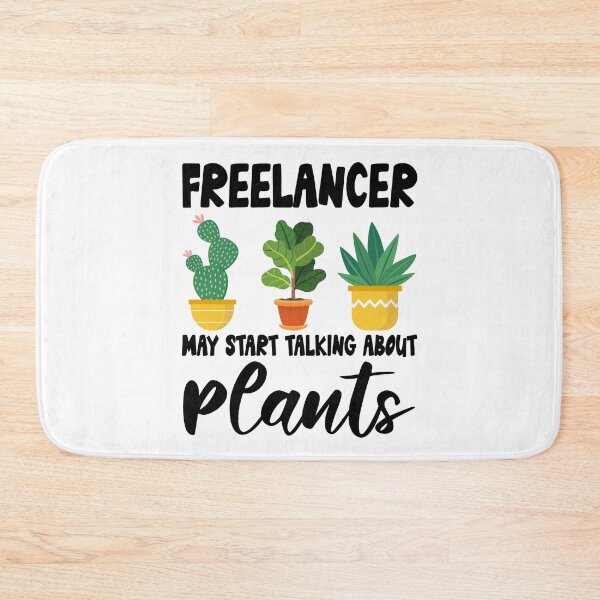 Item preview, freelancer May Start Talking About Plants, freelancer Gardening PLants Design Quote designed and sold by Dogs Geeky⭐⭐⭐⭐⭐.