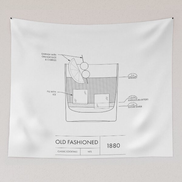 Item preview, Old Fashioned | Classic Cocktail designed and sold by _YZ studio.