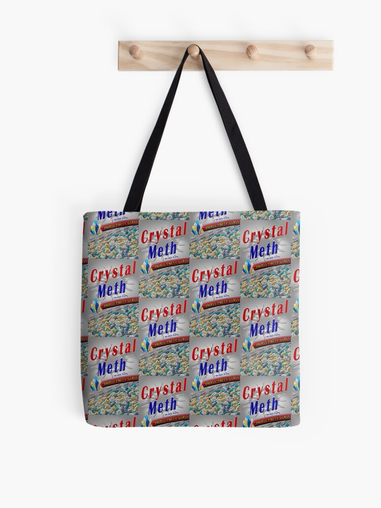 Crystal Meth Tote Bag By Cockycoochie Redbubble