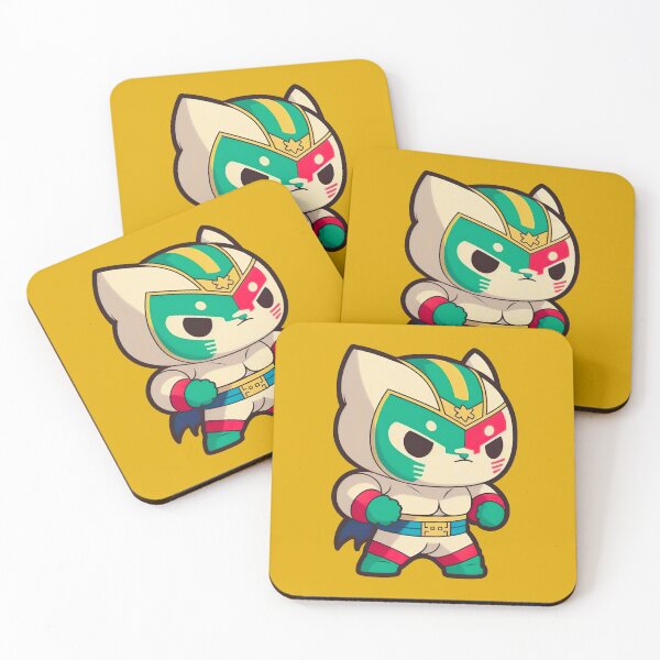 Item preview, Libre Cats | Mexican Wrestling | Kawaii Cats | Chibi Cats | Anime Cats | Lucha Libre Cats 056 designed and sold by Catcosm.