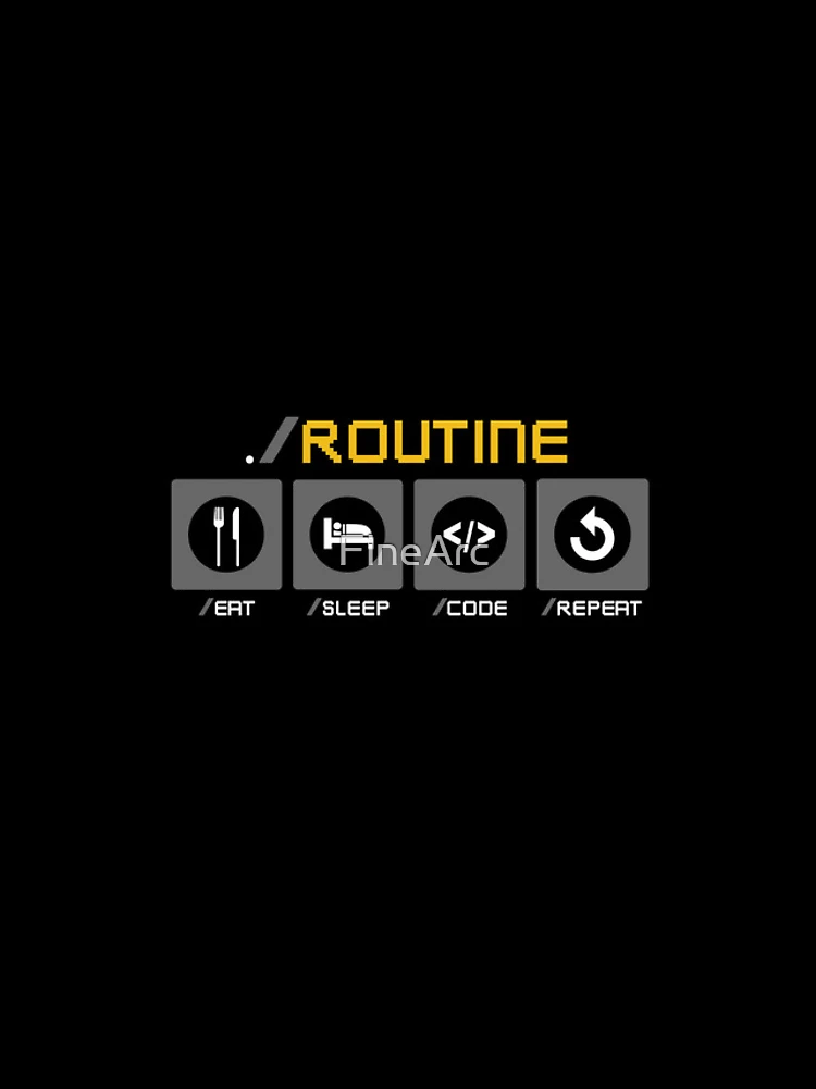 Thumbnail 4 of 4, Samsung Galaxy Phone Case, Software Developers Routine Eat Sleep Code Repeat designed and sold by FineArc.