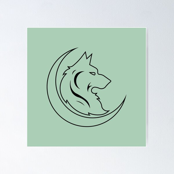 Item preview,  A Wolf Crying In Front Of The Moon designed and sold by Universal-7.