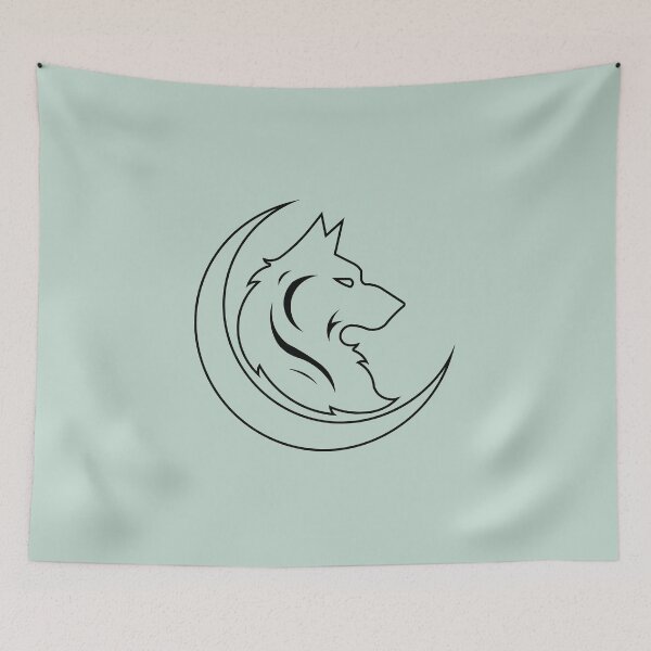 Item preview,  A Wolf Crying In Front Of The Moon designed and sold by Universal-7.