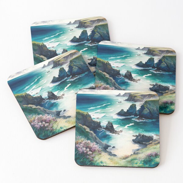 Item preview, Springtime in Cornwall: A Coastal Oasis designed and sold by andreipopescu.