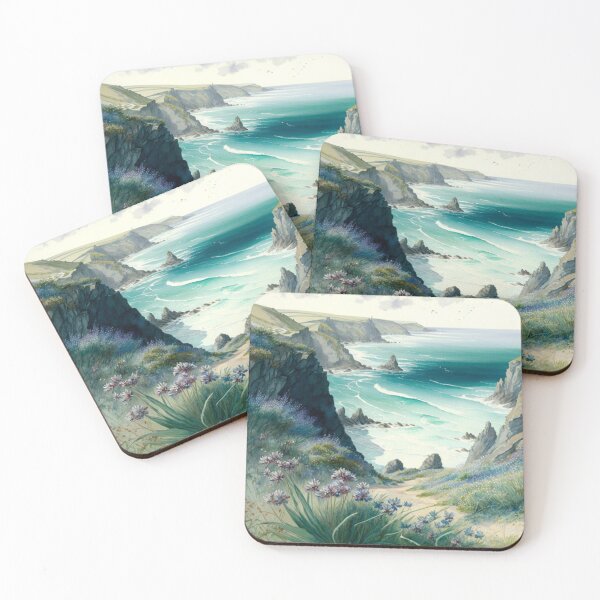 Item preview, Springtime in Cornwall: A Coastal Oasis designed and sold by andreipopescu.
