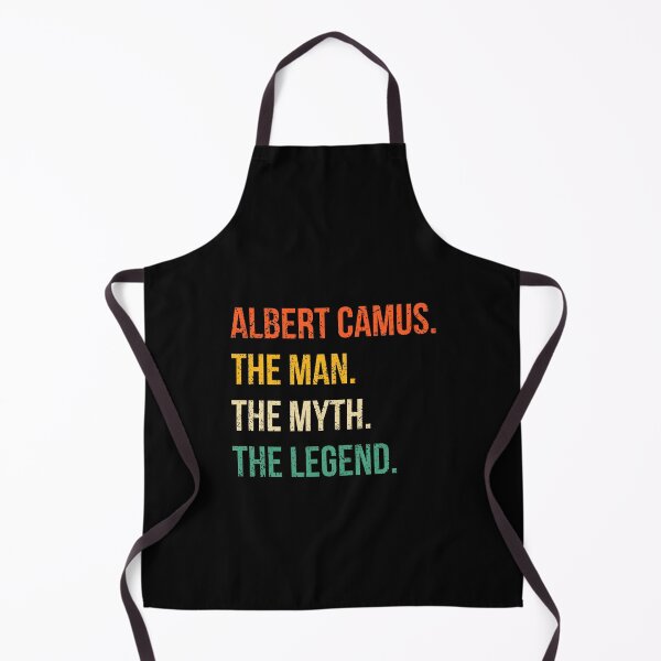 Item preview, French Philosopher Albert Camus The Man The Myth The  Legend Vintage Colors Typography Grunge Style designed and sold by ArtistryPrint.