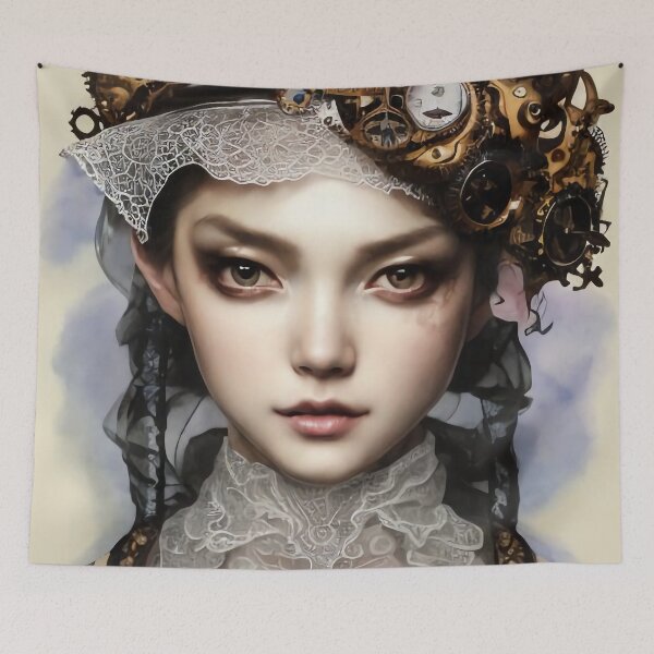 Item preview, Aubrey Steampunk Girl Portrait  designed and sold by Kamiri.