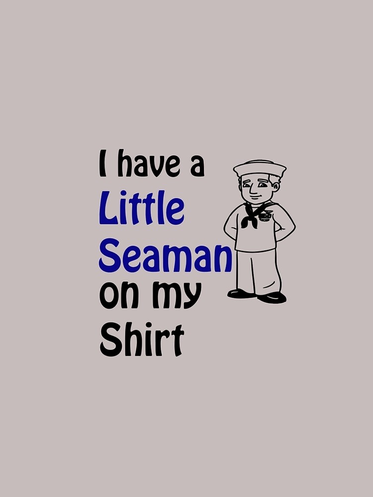 i-have-a-little-seaman-on-my-shirt-funny-quote-a-line-dress-by