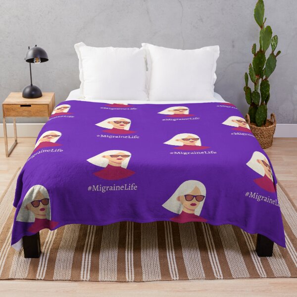 Aperçu de l'œuvre Lunettes anti-migraine violettes FL-41 roses créée et vendue par InterpreTees.