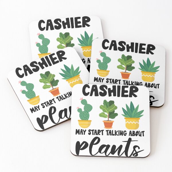 Item preview, Cashier Plant Lovers, Cashier Plant Lover Gift, Cashier Gardener designed and sold by Dogs Geeky⭐⭐⭐⭐⭐.