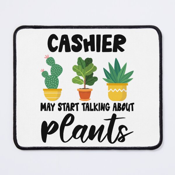 Item preview, Cashier Plant Lovers, Cashier Plant Lover Gift, Cashier Gardener designed and sold by Dogs Geeky⭐⭐⭐⭐⭐.