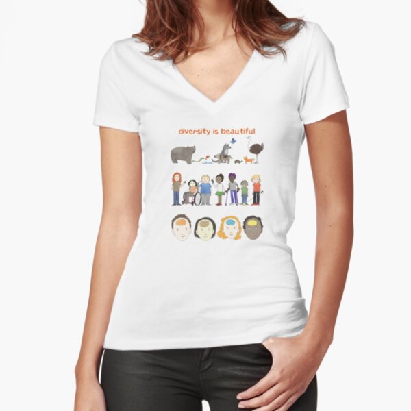 Fitted V-Neck T-Shirt
