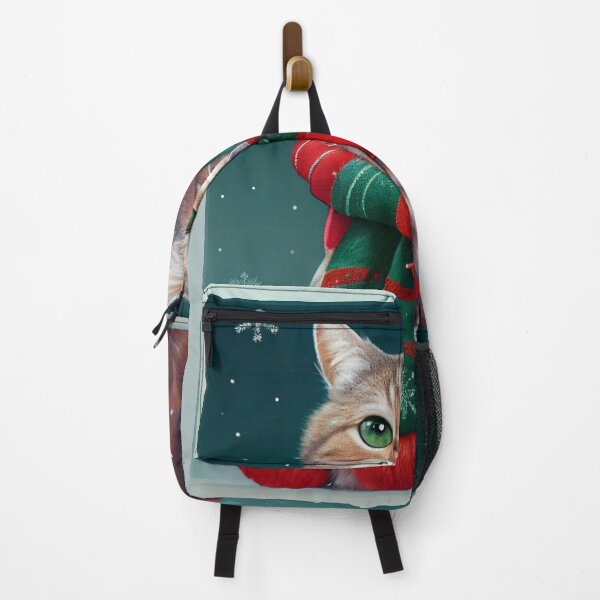 Item preview, A cat wearing a Christmas scarf designed and sold by Ahmed farouk.