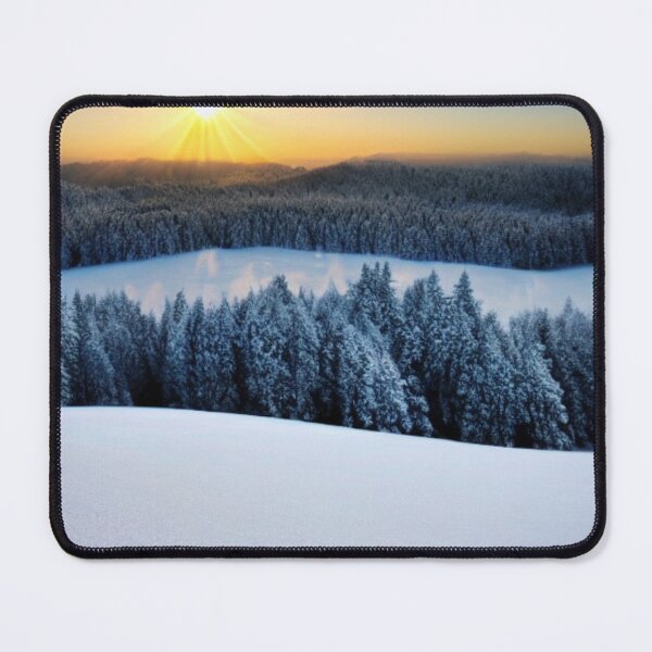 Item preview, Beautiful winter sunset with trees in the snow designed and sold by AYACHI90.