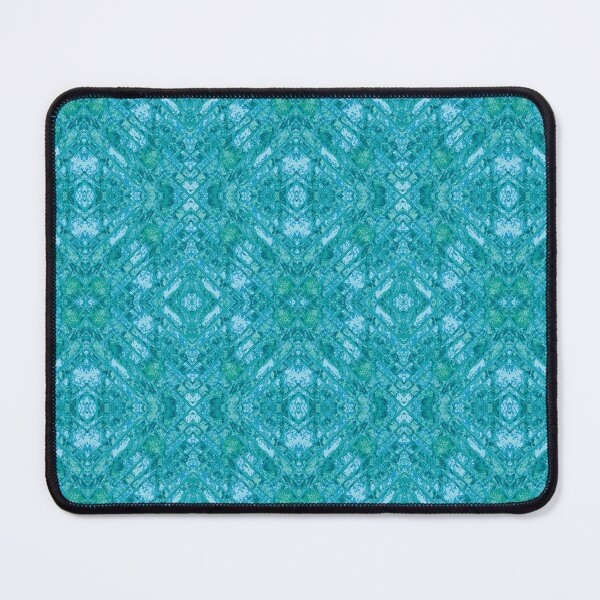 Item preview, Aqua Turquoise Kaleidoscopic Seamless Pattern designed and sold by Reconocer.