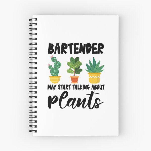 Item preview, Bartender May Start Talking About Plants, Bartender Gardening PLants Design Quote designed and sold by Dogs Geeky⭐⭐⭐⭐⭐.