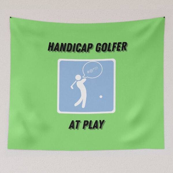 Artikelvorschau, Handicap-Golfspieler-lustiger Entwurf entworfen und verkauft von ShirtsSoGood.