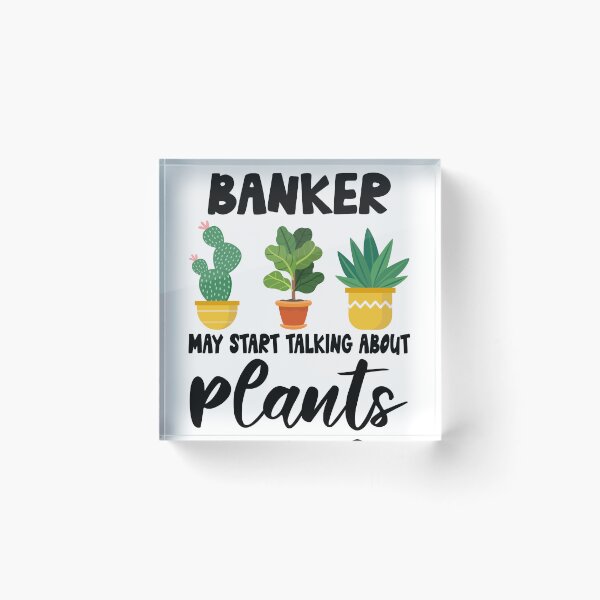 Item preview, banker Plant Lovers, banker Plant Lover Gift, banker Gardener designed and sold by Dogs Geeky⭐⭐⭐⭐⭐.