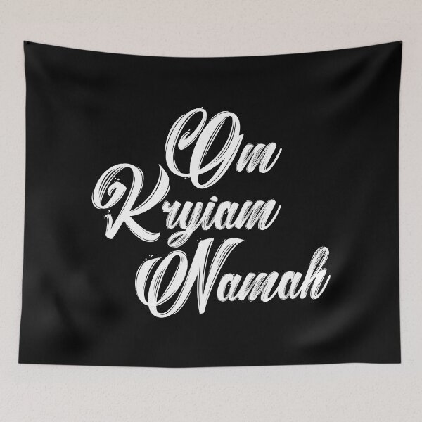 Item preview, Om Kryiam Namah (white) designed and sold by didijuca.