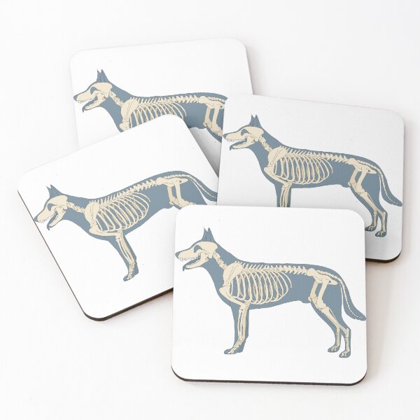 Item preview, Skeletal Dog - Blue designed and sold by marching-bands.