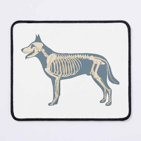 Item preview, Skeletal Dog - Blue designed and sold by marching-bands.