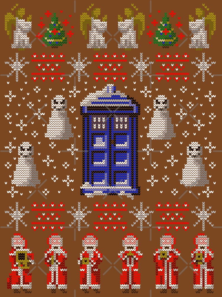 Thumbnail 7 von 7, Pullover, Machen Sie sich bereit für die nächste Weihnachtsinvasion designt und verkauft von SilverettaArt.