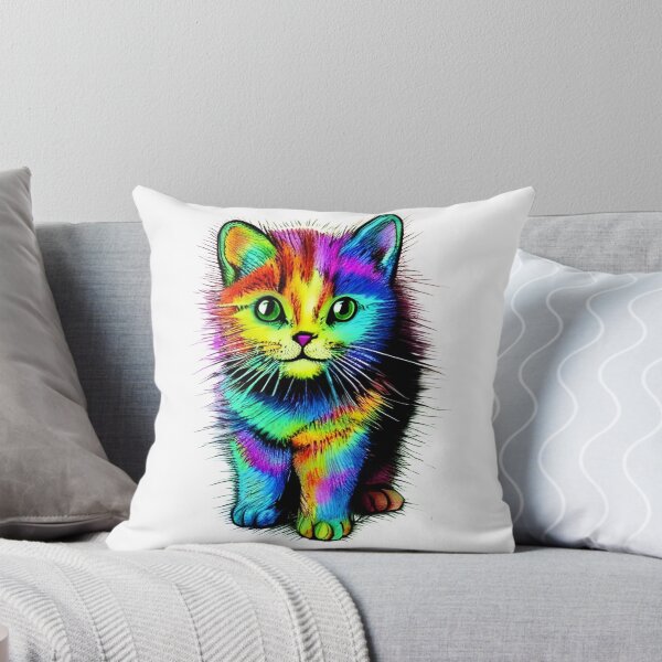 Item preview, Rainbow cute cat  designed and sold by The Love Quill.