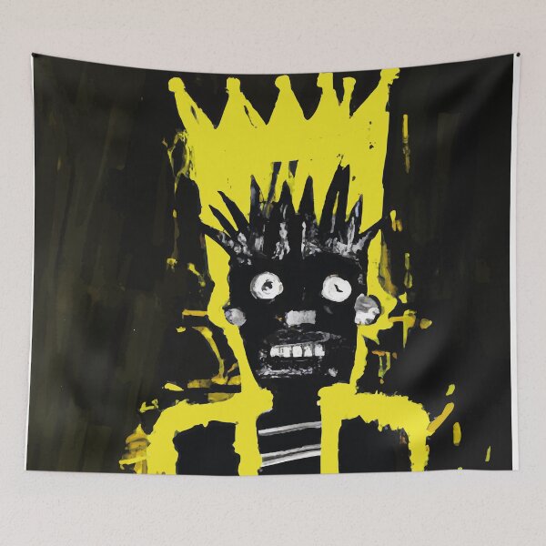 Item preview, Black King Neo-Expressionist AI Generated designed and sold by rpvga.