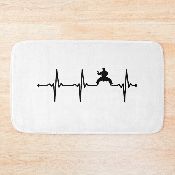 Item preview, Karate Heartbeat Pulse ECG Karateka Base Stance Bv designed and sold by KleverOlivier.